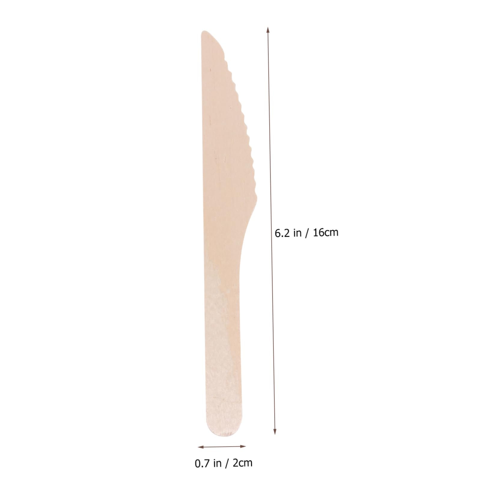 Healeved 100pcs Disposable Wooden Cutlery Modern Tableware for Party Birthday Wedding and Occasions