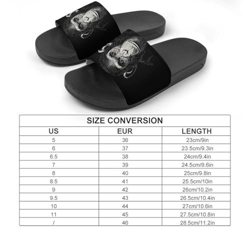 Chimpanzee Monkey House Sandals Slip On Bathroom Slippers Beach Summer Shoes for Men Women2