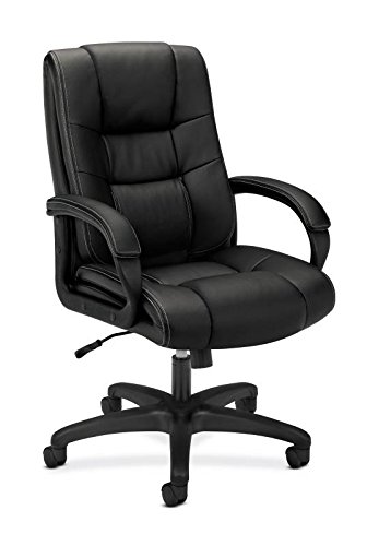 Hon Executive Desk Chair - High-Back Upholstered Office Chair For Computer, Black (Hvl131) #TOP24