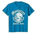 Monterrey with Mexican Emblem Monterrey T-Shirt, Youth, Sapphire Blue, 4T