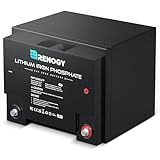 Renogy 24V 25Ah LiFePO4 Deep Cycle Lithium Battery, Over 2000 Cycles, Built-in BMS, Backup Power Perfect for Solar Storage System, RV, Marine, Trolling Motors, Golf Carts and Other Off-Grid System