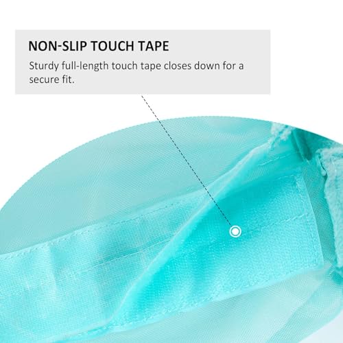 Image of Universal Size Horse Leggings Fine Mesh Greatly Reduce Stomping Breathable Horse Boots Leg Wraps (Set of 4) Summer Mint