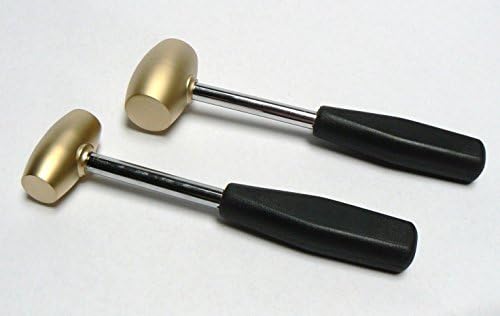 Brass Hammer Metalsmiths 2 Brass Mallets Silversmiths Metal Work Craft Jewelry