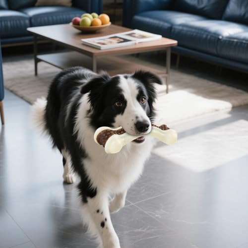 Kauspielzeug für Hunde – Kauspielzeug für Haustiere, Training, Zahnknochen, Zubehör für kleine, mittelgroße und große Rassen, Hundezubehör, Langeweile, beruhigende Welpenspielzeit