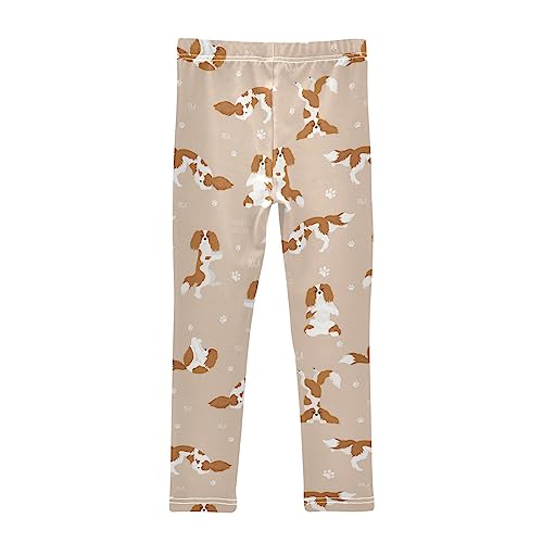 Yoga Cavalier King Charles Spaniel Dog Girls Leggings Dance Running Workout Yoga Pants2