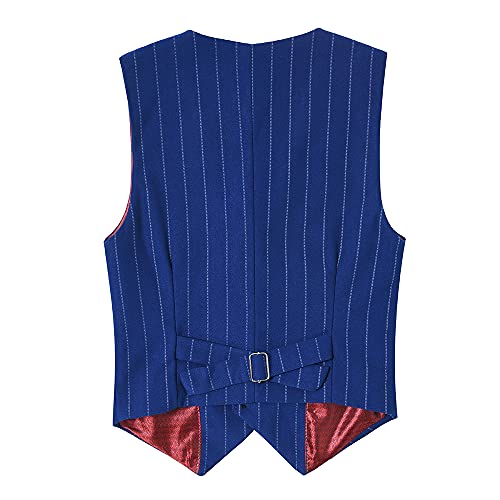 Plsily Suits For Boy Slim Fit Formal Blue Stripe Boys Suit Size 2 #TOP2