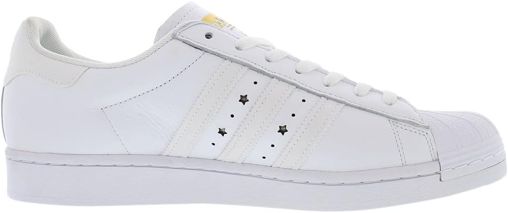 adidas Mens Superstar Adv Skate Sneakers Shoes - White - Image 2