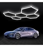 cezelux Hexagon LED Light: Honeycomb Garage Lights Super Bright