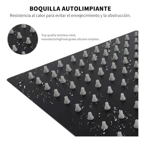 Regadera color negro 14 Imagen adicional