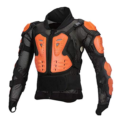 Protección trasera para moto con armadura anticaídas transpirable alta resistencia L