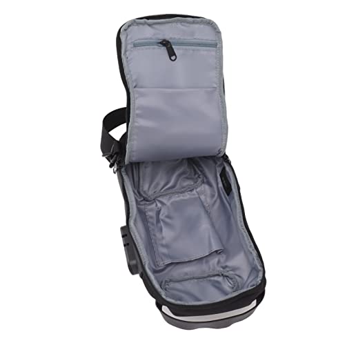 Bolsa para cámara de gran capacidad impermeable en negro con carga USB 7