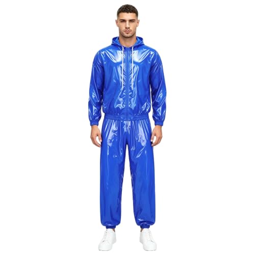 Combinaison sport métallique à coupe ample pour vos séances de danse et streetwear