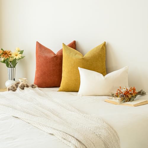 Image of a moment Fall Decorative Throw Pillow Covers Pack of 2,20x20 Inch Yellow