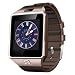 Produktbild Leezo Smart Watch Bluetooth Smartwatch Touchscreen tragbare Geräte für Android Telefon Anruf SIM Watch Armband Uhr, Gold