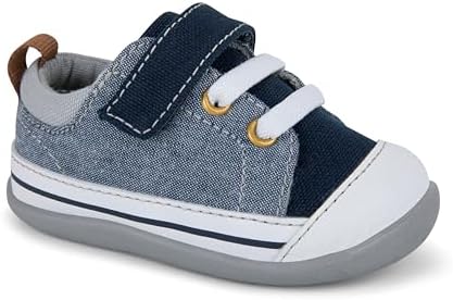 See Kai Run - Stevie II First Walker Shoe for Infants, Blue Denim, Infant 6 | Image 5