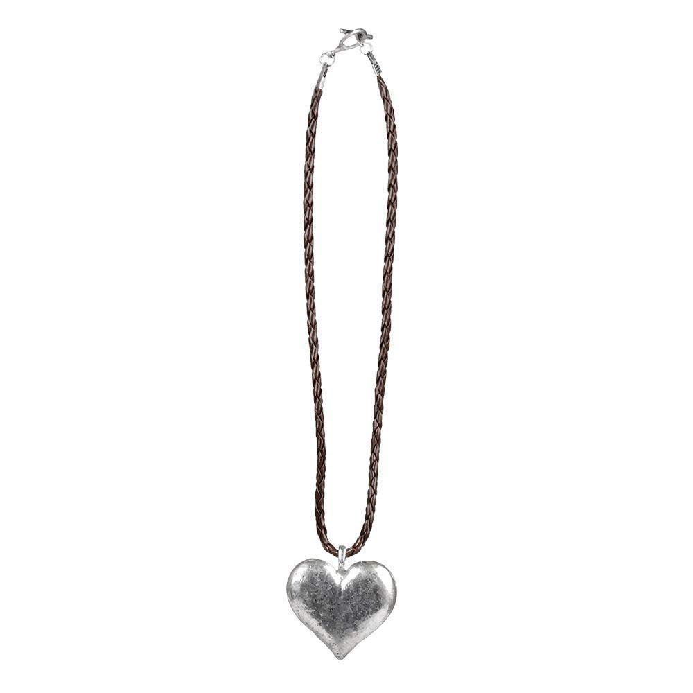 Boland 54279 - Necklace Darling, Necklace with Heart Pendant, Folk Festival, Bavarian, Fashion Jewellery, Costume, Carnival, Theme Party