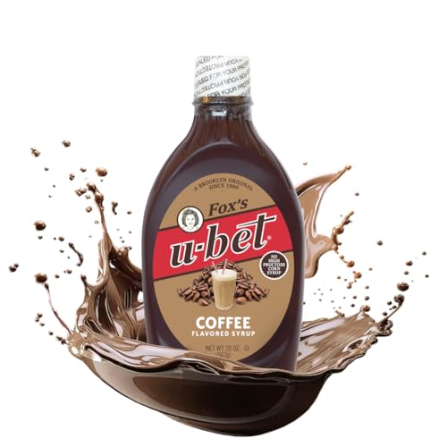 FOX'S U-BET Coffee Syrup, Brooklyn Original, Kosher, 20 oz