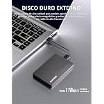 Disco Duro Externo Portátil Ultra Delgado 500GB HDD Disco Duro USB 3.0 SATA