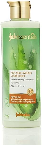 Aloe Vera Avocado Conditioner |Natural Bioactives | Hydration Boosting & Frizz Control | Replenishes Dull Lifeless Strands & Restores Hydration | Protects against Humidity - 250 ml