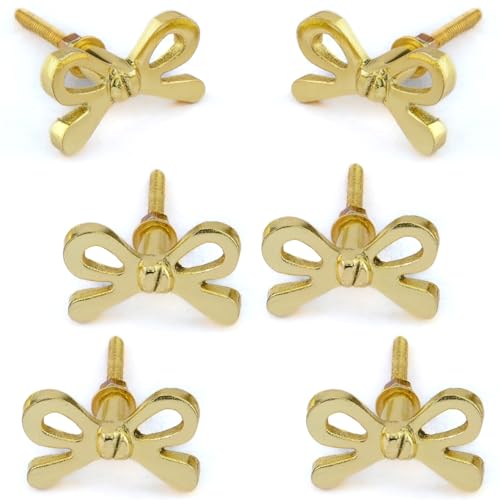 Perilla Home Brass Bow Knobs