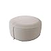 ED ENJOY HOME Pouf da esterno rotondo gonfiabile, beige naturale, 55 x 55 cm, con fodera collezione giardino Costa immagine