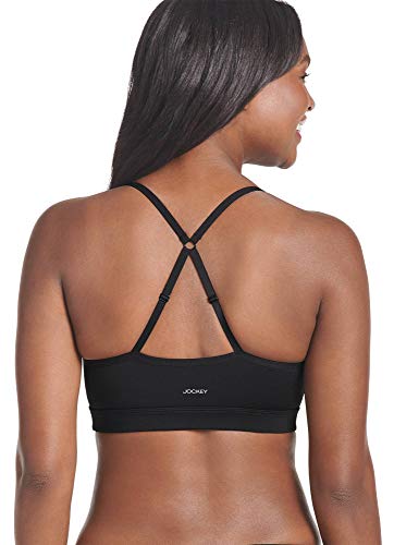 Image of Jockey Women's Active Mid Impact Molded Cup Seamless Sports Bra
