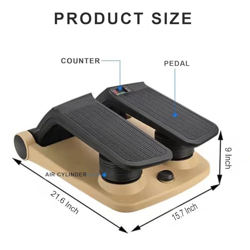 YTFLOT Máquina de Passo de Ar Mini Stepper Saúde E Fitness Climber Portátil Twist Stair Stepper Resi