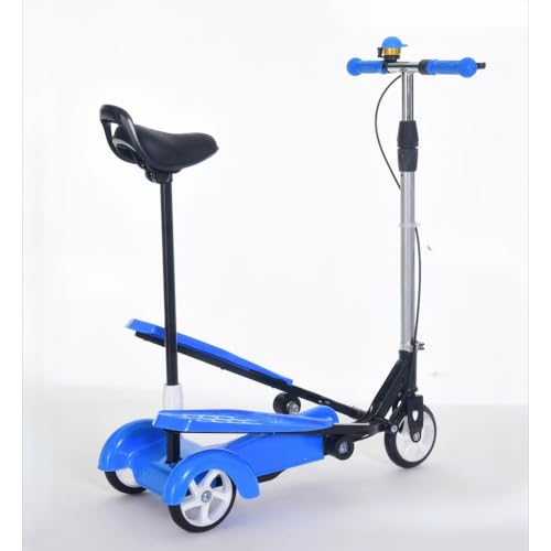 Emidor スクーター大人/子供用フットスクーターキャンパス通勤必須フットシートデザイン軽量で実用的なプロ仕様のスタンドアップ式スクーター男性と女性への誕生日プレゼント (E)