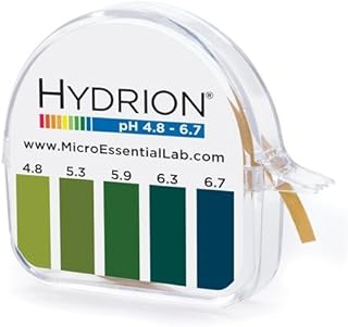 Micro Essential 350 Short Range Single Roll Dispenser Comparator, pH 6.8-8.4 (Pack of 10)