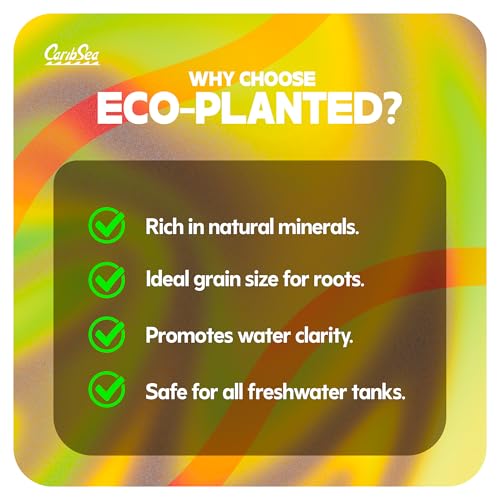 CaribSea Eco-Complete Planted Aquarium Substrate - 20 lbs - Black Nutrient-Rich Soil for Freshwater Planted Tanks - Promotes Healthy Plant Growth & Water Stability - Thumbnail 4