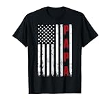 Proud Papa Flag Funny Fathers Day 2026 From Grandchildren T-Shirt