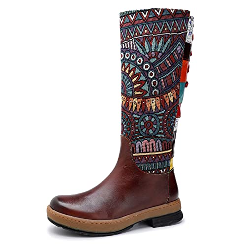 Bottes en cuir bohème pour vos sorties d'hiver