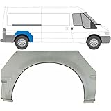 Baujahr:2000-2013 Hinterradlauf-Reparaturplatte passend für Ford Transit / 2000-2013 / mittlerer / langer Radstand / unlackierter Stahl / rechte Seite (Fahrerseite / Abseits / O/S) / Beseitigen Sie Rost in Ihrem Auto