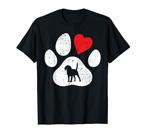 Cane amore cane zampa cane amante cani cuore regalo Maglietta