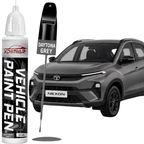 Image of xdotoar Car Touch Up Paint Pen for Tata Nexon DAYTONA GREY | Factory Color Matched 2K Paint Technology | Car Scratch Remover & Paint Chip Repair | Quick Dry Formula | Rust Protection | 18ml
