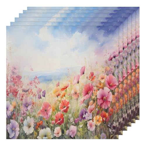 Servilletas de Tela Multicolor Set x6 50.5x50.5 cm miniatura 1