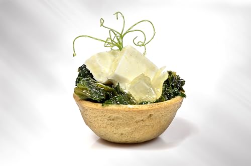 CROC‘IN - Teigschälchen zum Bestücken Tomato - Tarteboden für herzhafte Aperitifhäppchen mit Tomatengeschmack - Handwerklich hergestellt - 24 Stück