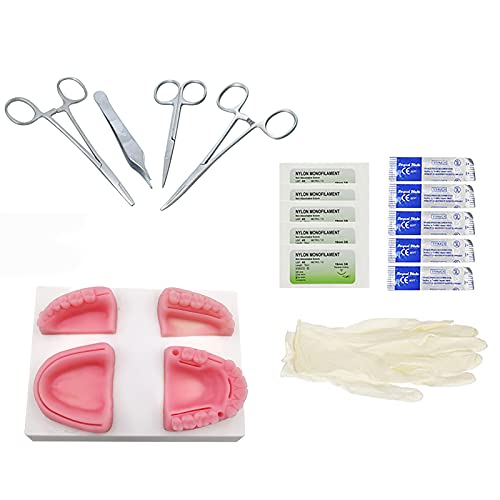 YOUYA Dental Suture Practice Kit with 4 Pads, 16 Pieces
