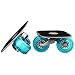Portable Roller Road Drift Board Skates Anti-slip Plate Aluminum Truck Blue Wheel with Flash Light With PU Wheels With ABEC-7 608 Bearings