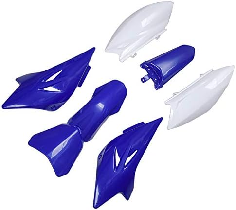 Aftermarket Plastic Fairing Body Parts Fender Kits Replacement for Pit Dirt Bike TTR50 TTR50E 2006-2016 (Blue Fairing Body)