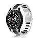 Fintie Band for Galaxy Watch 42mm/Galaxy Watch Active/Active2, 20mm Stainless Steel Metal Replacement Bracelet Strap Wrist Bands for Gear Sport/Gear S2 Classic Smartwatch, Black + Silver