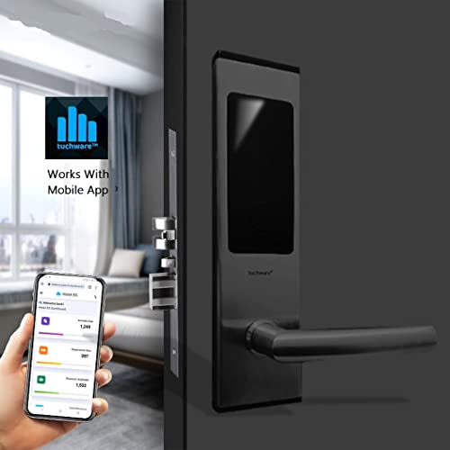 Image of XS1100 Smart RFID+BLE Door Lock - Keyless Entry for Homes, Apartments, Office, Hotels (Right, Black)