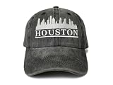 Shenbors Houston Skyline Baseball Cap, State Flag Gifts for Men Women