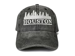 Houston Skyline (Washed Black)