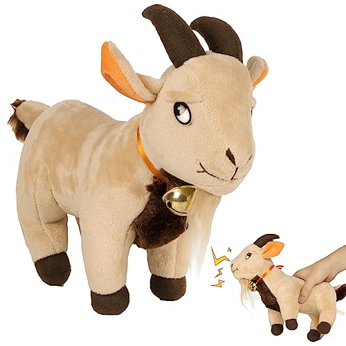 Twiddler Toys Screaming Goat Toy – 11” Plush Desk Toy Makes Hilarious Screaming Sound - Funny Gag Gift for Friends and Coworkers