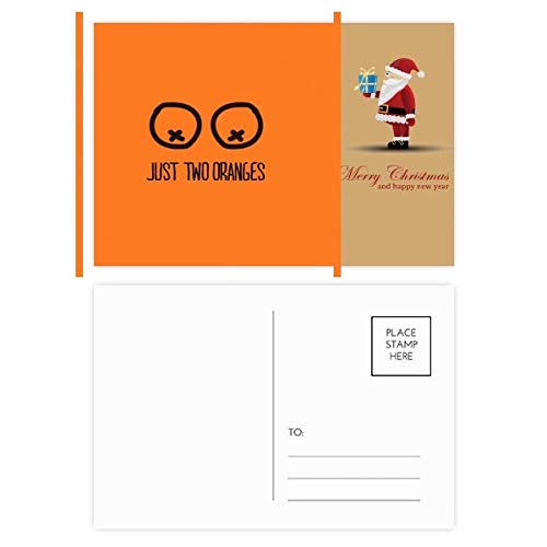 Cartes postales Père Noël Orange Just Oranges lot 20 papeterie correspondance hiver