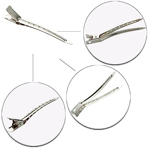 10 Pezzi Clip a Becco d'anatra Fermagli, Metallo