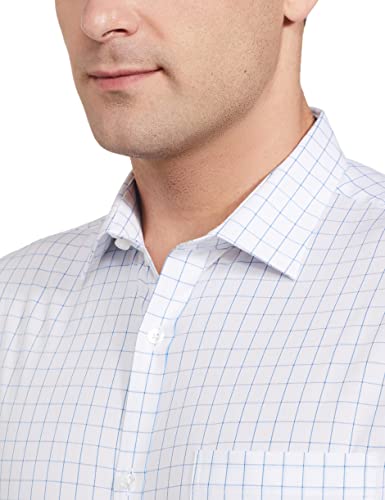 Image of Park Avenue Men's Checkered Slim Fit Shirt