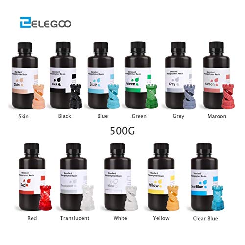 'Impresora 3D LCD MMD Resina UV 405 NM - Resina Estándar Fotopolimerización SLA, 500 ml Amarillo' - Fernando Cortés