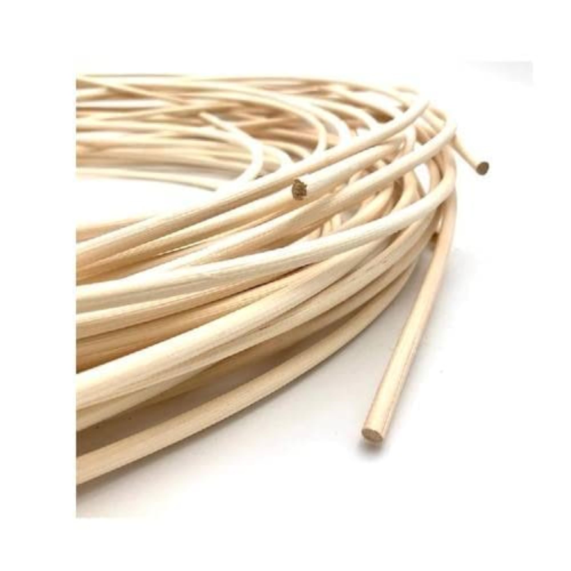 Cane Mesh Weaving Geometric Mat Roll, 2 MM